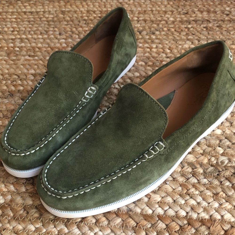 Polo Ralph Lauren Merton Suede Venetian Loafer. Suede. Size 13